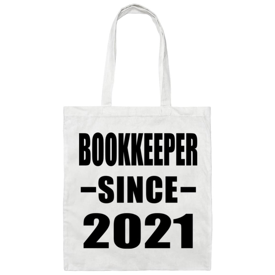 Bookkeeper Since 2021 - Tote Bag White