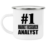 Number One #1 Market Research Analyst - 12oz Camping Mug