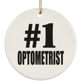 Number One #1 Optometrist - Circle Ornament