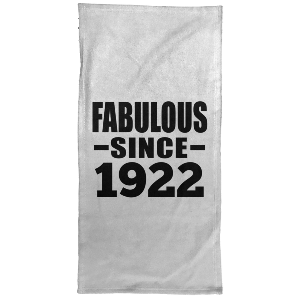 102nd Birthday Fabulous Since 1922 - Hand Towel