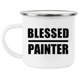 Blessed Painter - 12oz Camping Mug