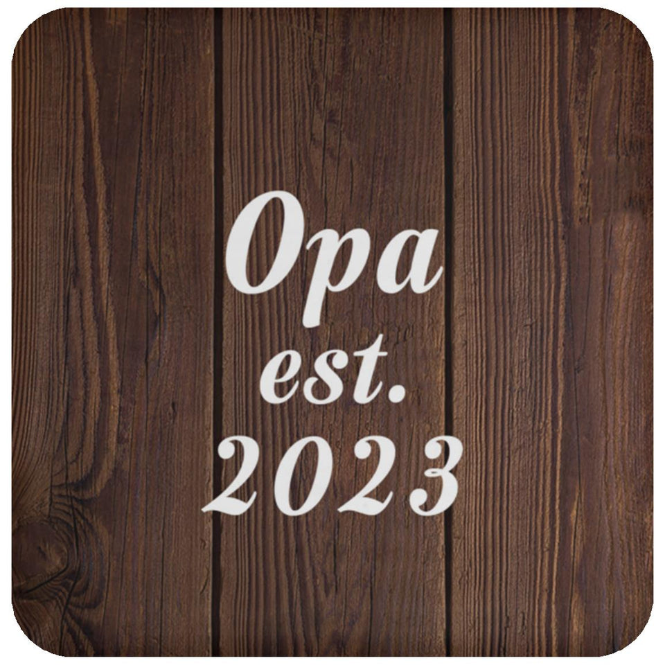 Opa Established EST. 2023 - Drink Coaster D