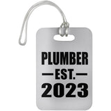 Plumber Established EST. 2023 - Luggage Bag Tag