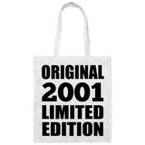 23rd Birthday Original 2001 Limited Edition - Tote Bag White
