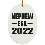 Nephew Established EST. 2022 - Oval Ornament