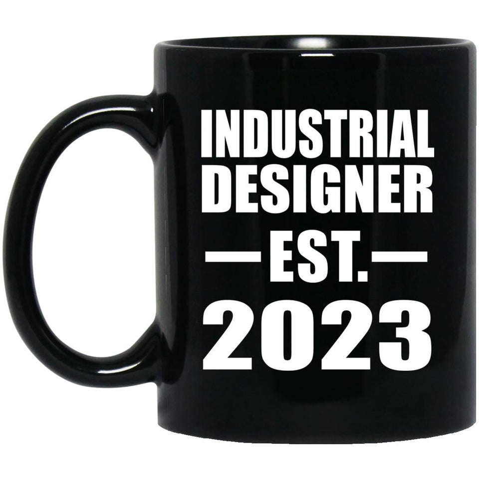 Industrial Designer Established EST. 2023 - 11oz Coffee Mug Black