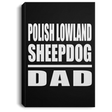 Polish Lowland Sheepdog Dad - Canvas Portrait