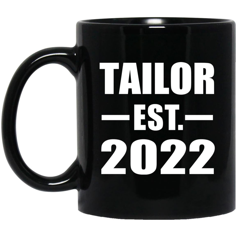 Tailor Established EST. 2022 - 11oz Coffee Mug Black