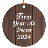 First Year As Doctor 2024 - Circle Ornament D