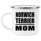 Norwich Terrier Mom - 12oz Camping Mug