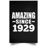 95th Birthday Amazing Since 1929 - Poster Portrait