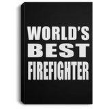 World's Best Firefighter - Canvas Portrait