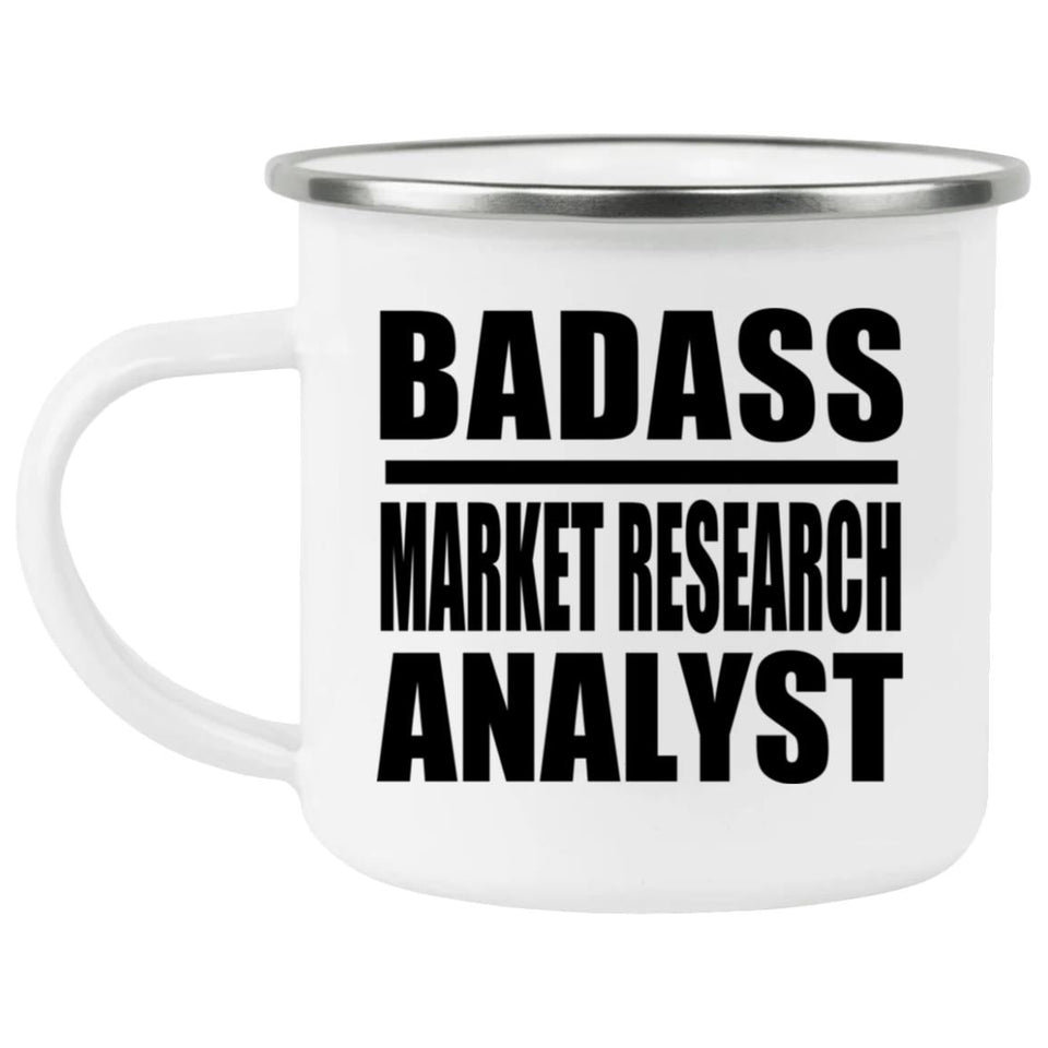 Badass Market Research Analyst - 12oz Camping Mug