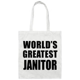 World's Greatest Janitor - Tote Bag White