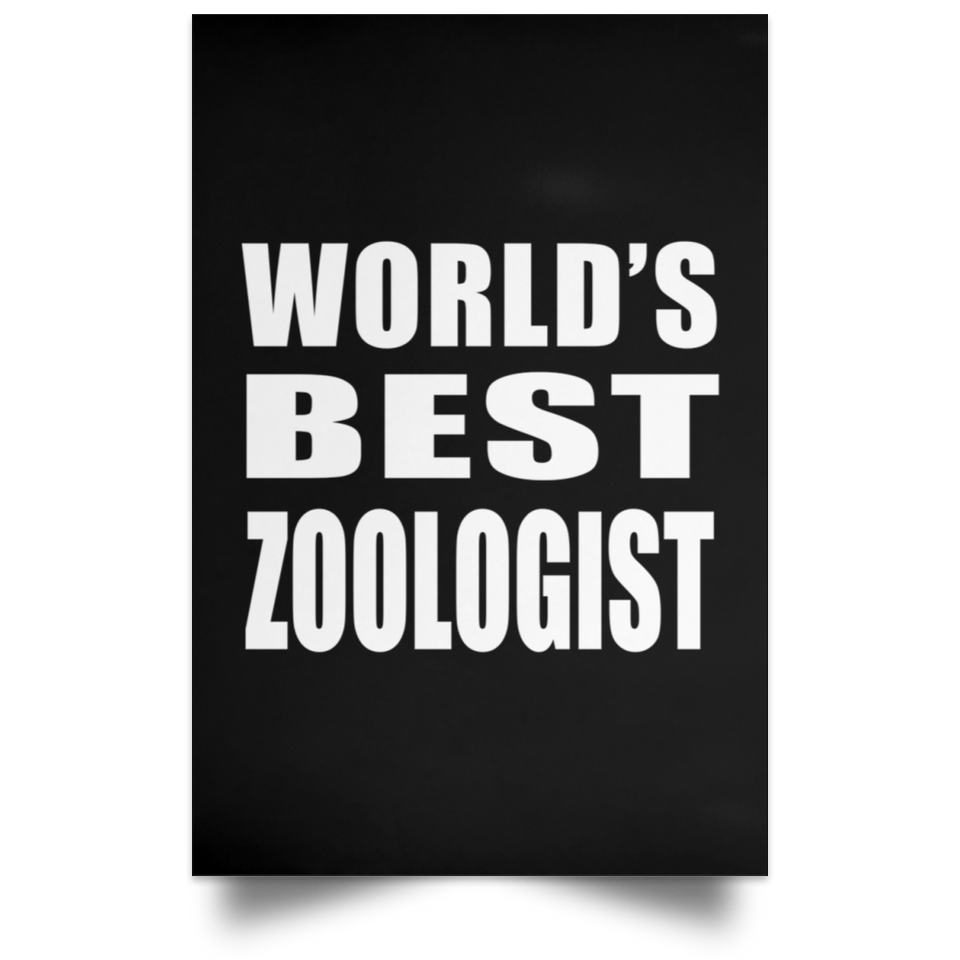 World's Best Zoologist - Poster Portrait
