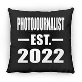 Photojournalist Established EST. 2022 - Throw Pillow Black