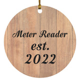 Meter Reader Established Est. 2022 - Circle Ornament C