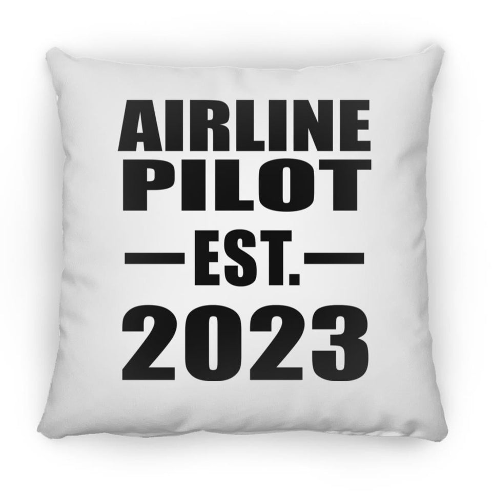 Airline Pilot Established EST. 2023 - Throw Pillow