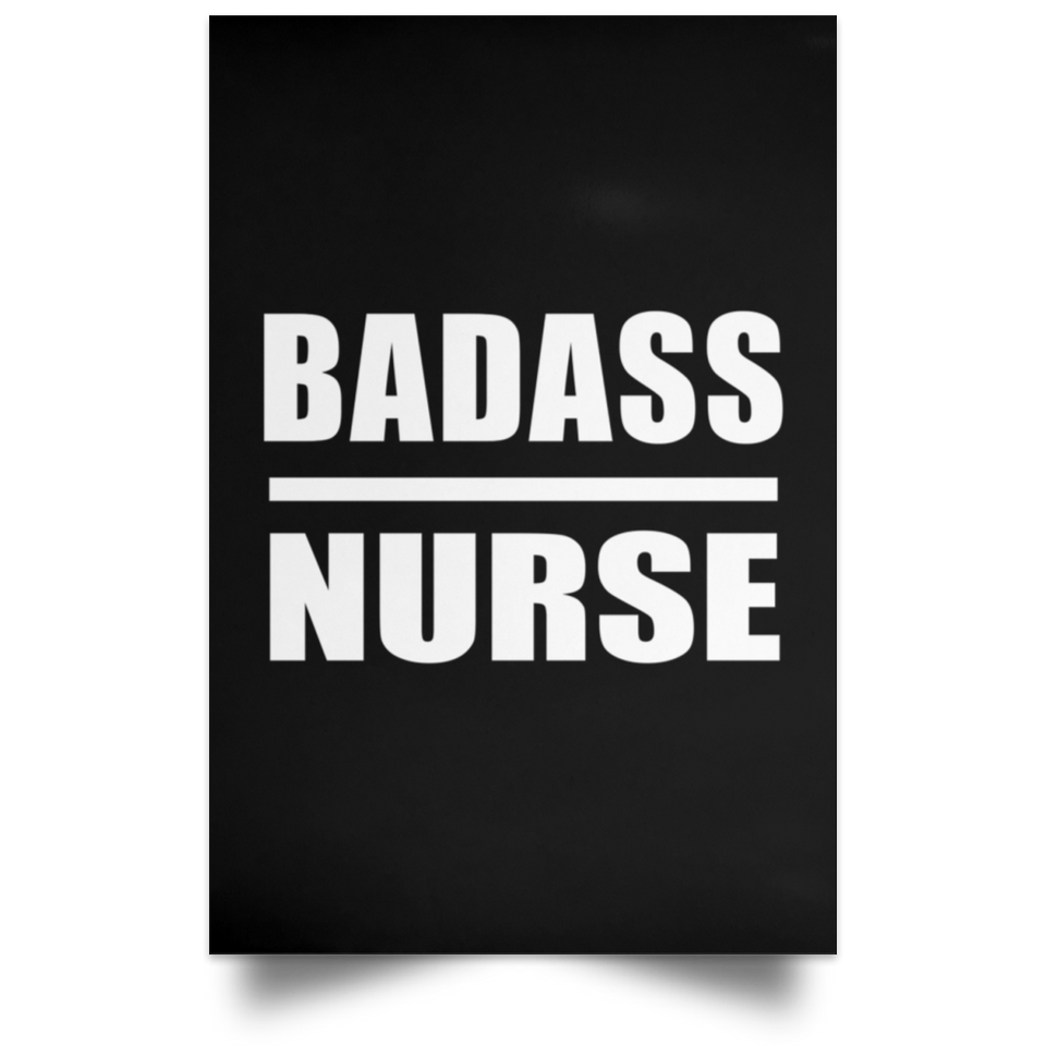 Badass Nurse - Poster Portrait