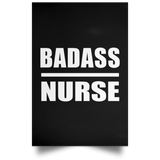 Badass Nurse - Poster Portrait