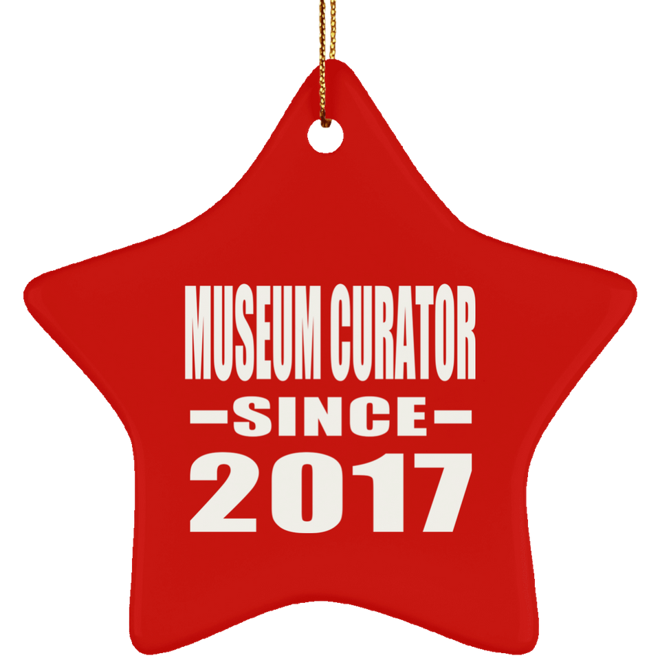 Museum Curator Since 2017 - Star Ornament