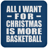 All I Want For Christmas Is More Basketball - Coaster