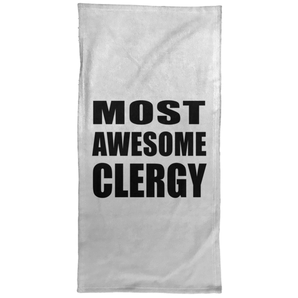 Most Awesome Clergy - Hand Towel