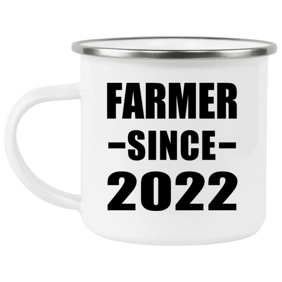 Farmer Since 2022 - 12oz Camping Mug