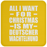 All I Want For Christmas Is My Deutscher Wachtelhund - Coaster