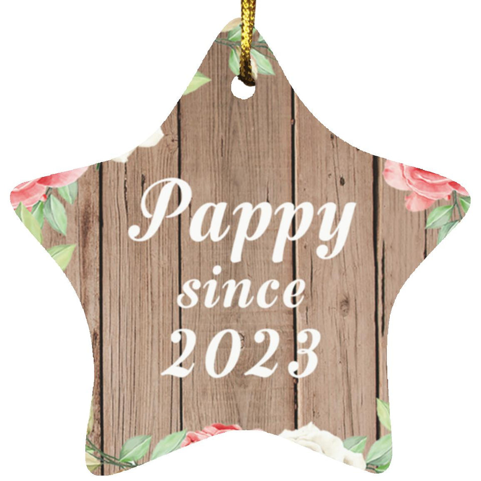 Pappy Since 2023 - Star Ornament B