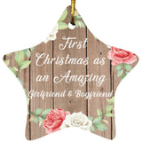First Christmas As an Amazing Girlfriend & Boyfriend - Star Ornament B