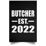 Butcher Established EST. 2022 - Poster Portrait