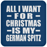 All I Want For Christmas Is My German Spitz - Coaster