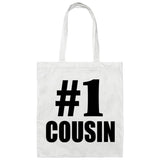 Number One #1 Cousin - Tote Bag White