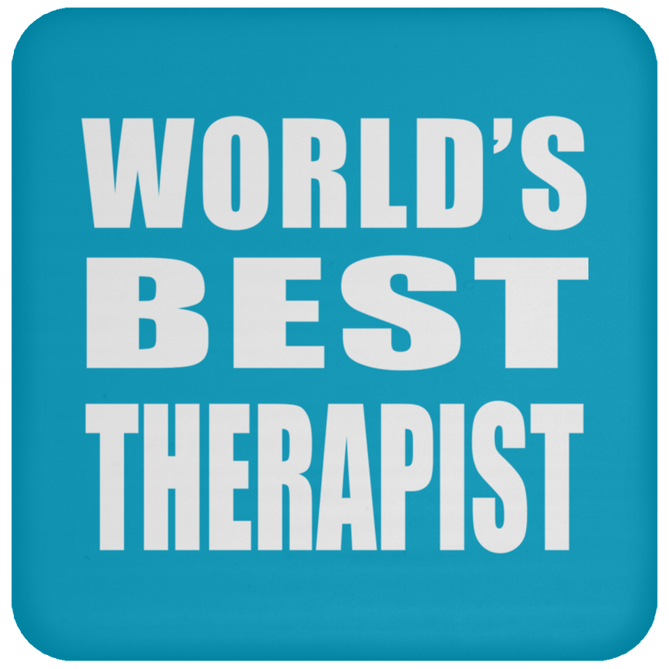 World's Best Therapist - Drink Coaster