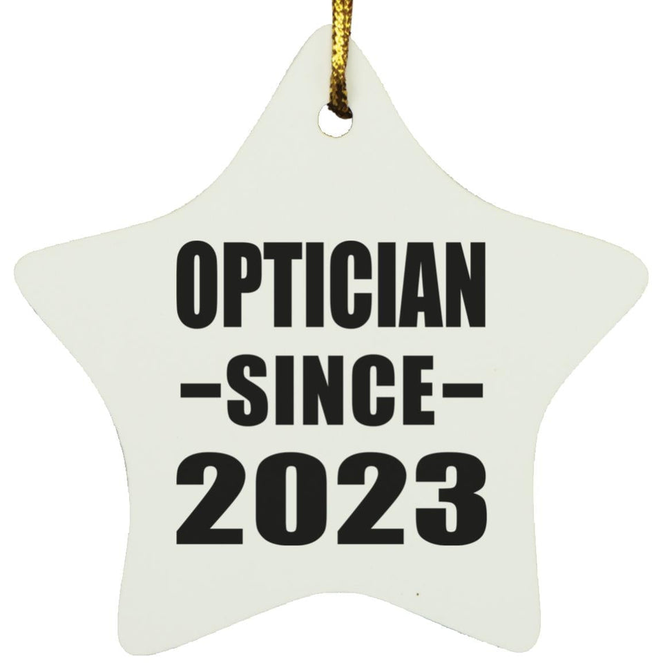 Optician Since 2023 - Star Ornament