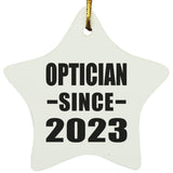 Optician Since 2023 - Star Ornament
