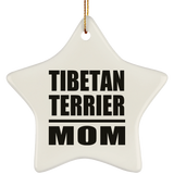 Tibetan Terrier Mom - Star Ornament