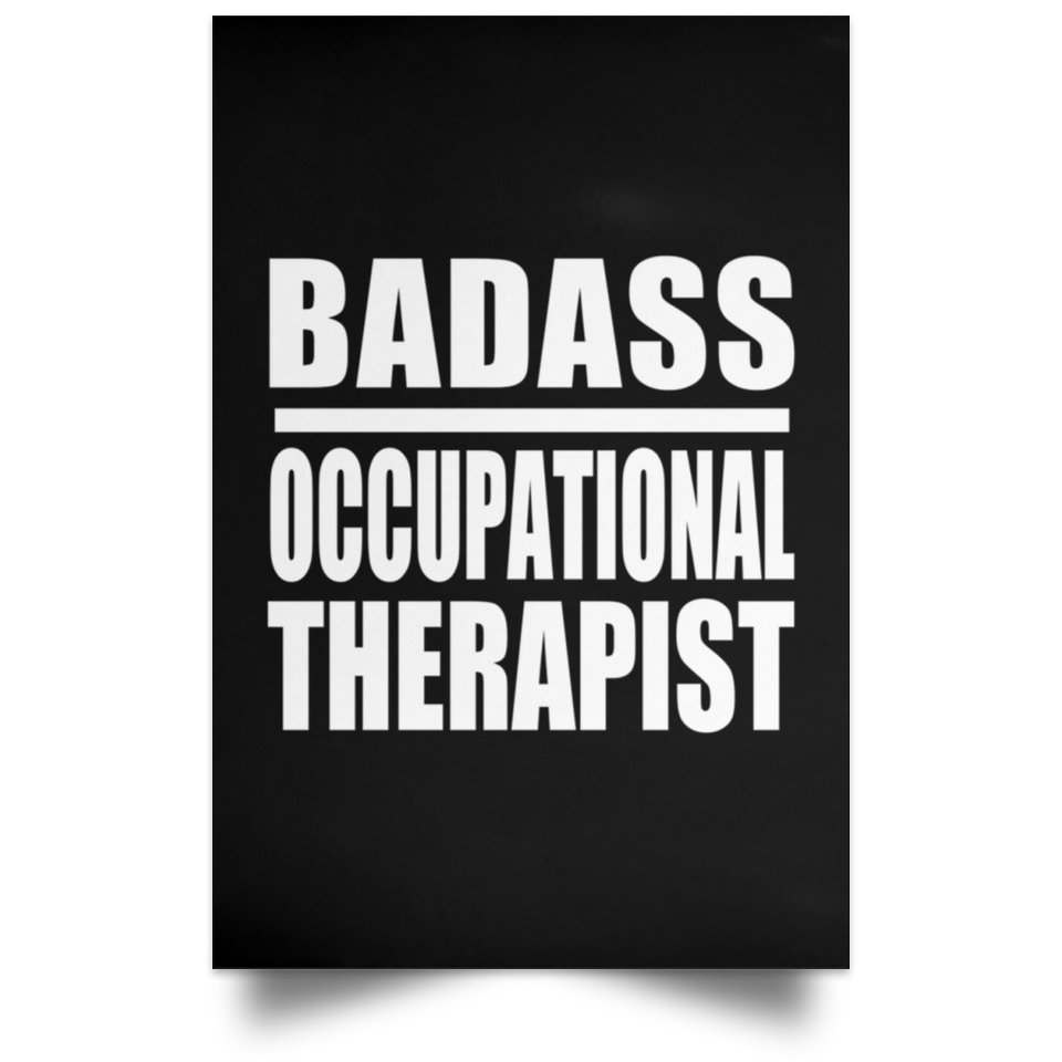 Badass Occupational Therapist - Poster Portrait