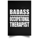 Badass Occupational Therapist - Poster Portrait