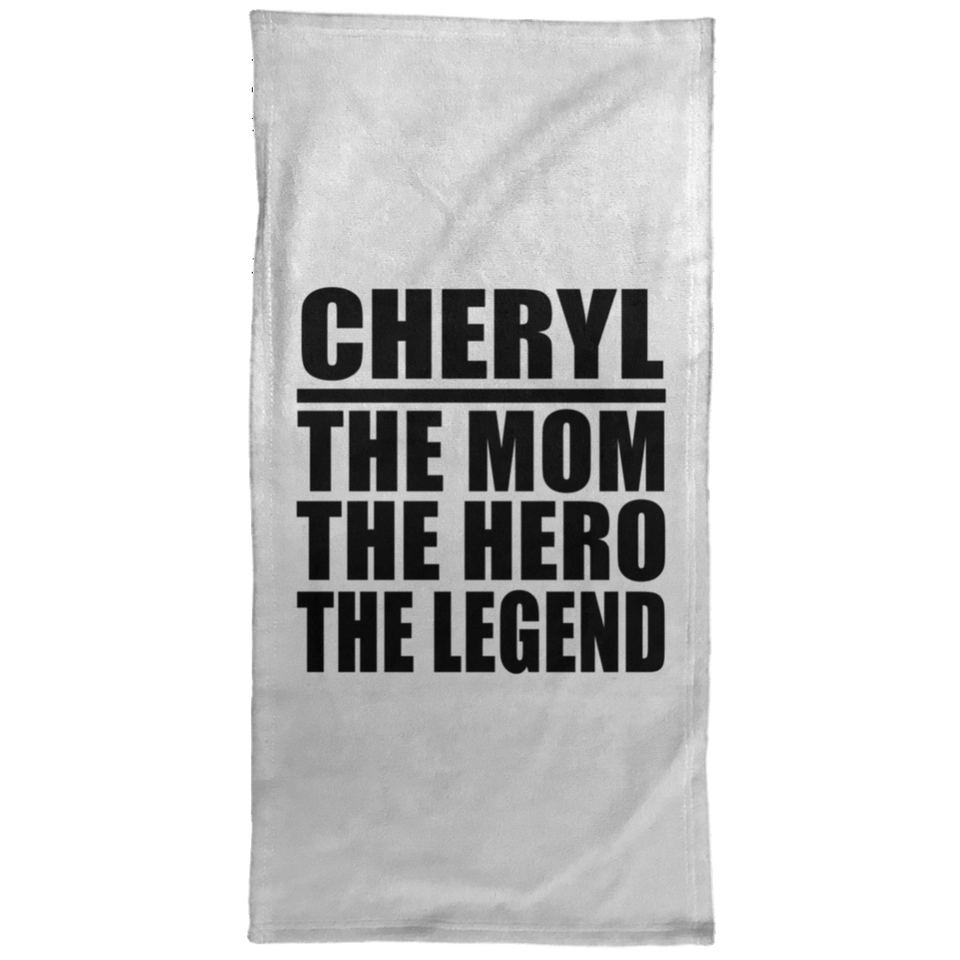 Cheryl The Mom The Hero The Legend - Hand Towel