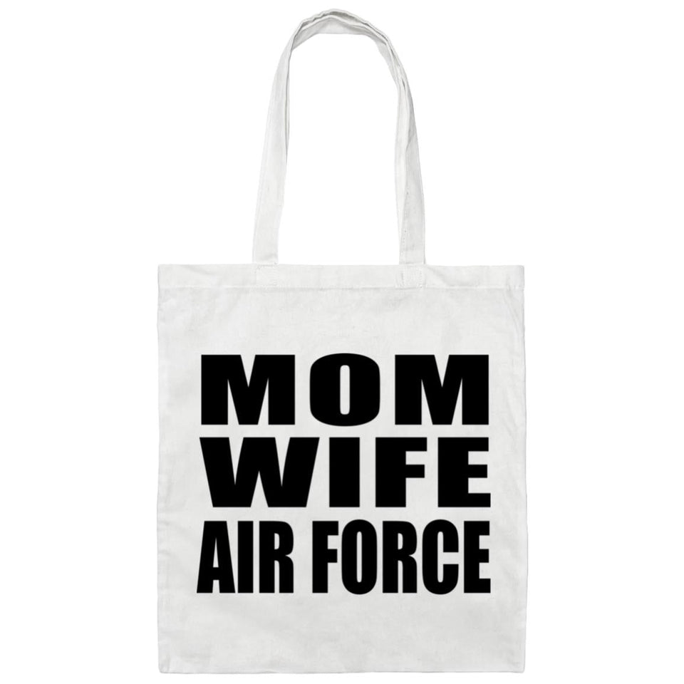 Mom Wife Air Force - Tote Bag White