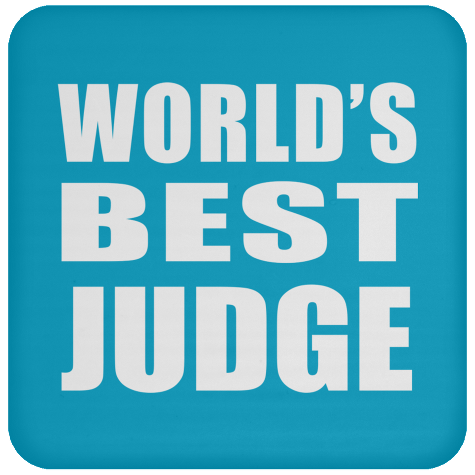 World's Best Judge - Drink Coaster