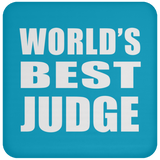 World's Best Judge - Drink Coaster