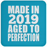 5th Birthday Made In 2019 Aged to Perfection - Drink Coaster