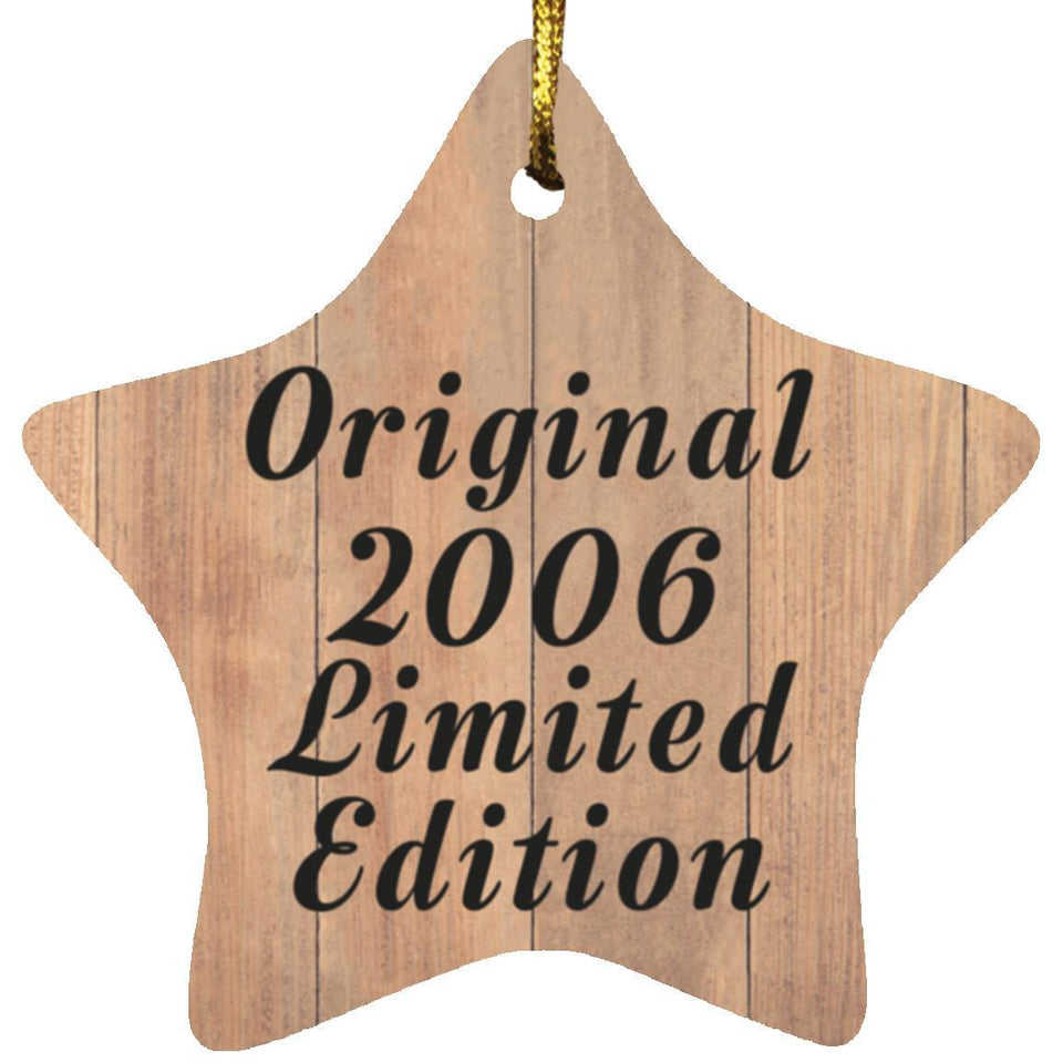 18th Birthday Original 2006 Limited Edition - Star Ornament C
