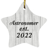 Astronomer Established Est. 2022 - Star Ornament F
