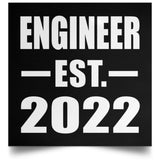 Engineer Established EST. 2022 - Poster Square