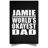 Jamie World's Okayest Dad - Poster Portrait