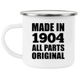 120th Birthday Made in 1904 All Parts Original - 12oz Camping Mug